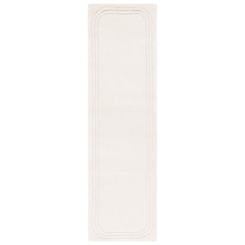 SAFAVIEH Handmade Metro Suniti French Country Wool Rug - 2'3" x 8' Runner - Ivory
