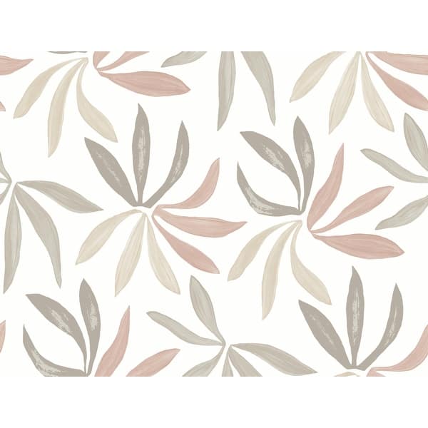 slide 2 of 7, York Wallcoverings Little Garden Nude and Blush Wallpaper