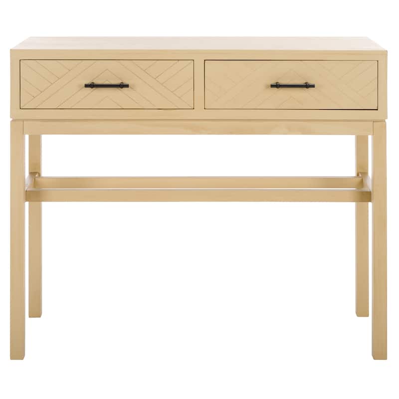 SAFAVIEH Lorraine 2-Drawer Console - 35.5" W x 13" L x 29.5" H - 36Wx13Dx30H
