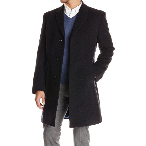 Shop Tommy Hilfiger Black Mens 42R Barnes Single Breasted ...