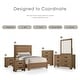 preview thumbnail 12 of 11, Furniture of America Nyess Modern Chestnut Brown 4-Piece Wood Kids Bedroom Set