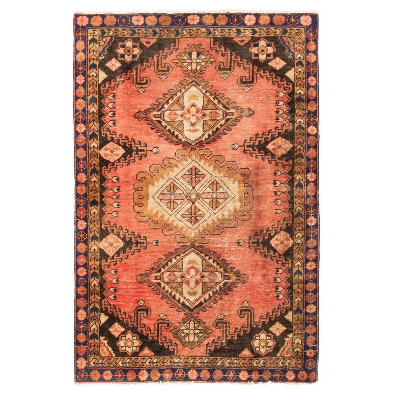 ECARPETGALLERY Hand-knotted Andelz Copper Wool Rug - 3'2 x 4'8