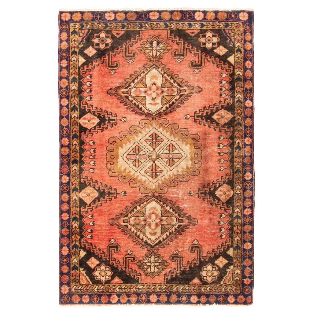 ECARPETGALLERY Hand-knotted Andelz Copper Wool Rug - 3'2 x 4'8