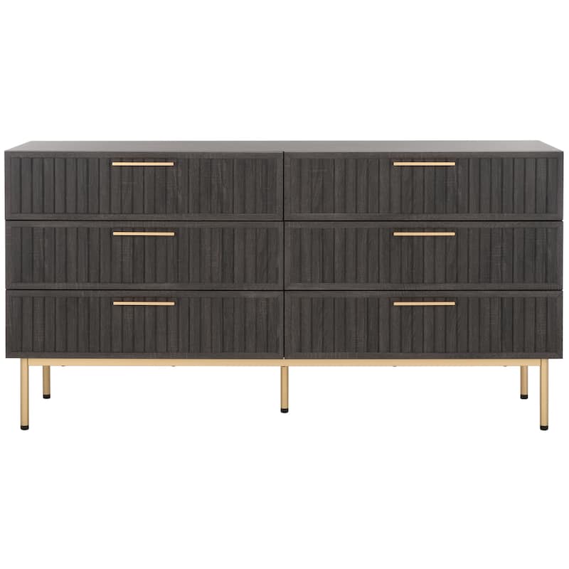 SAFAVIEH Home Axelle 6 Drawer Dresser