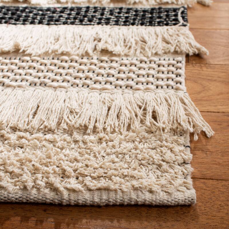 SAFAVIEH Handmade Natura Jaidyn Stripe Rug