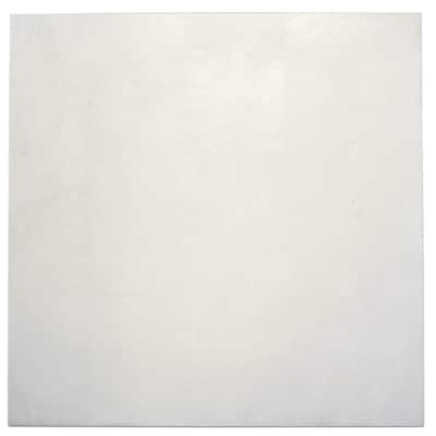 Imprint 36x36 White Porcelain Large Format Square Maiolica Wall and Floor Tile (17.67 sq ft/case) - 2 Pack