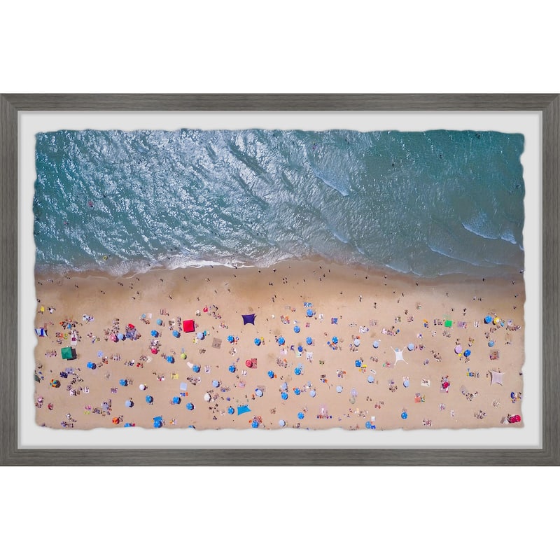 'Summer at the Beach' Framed Painting Print