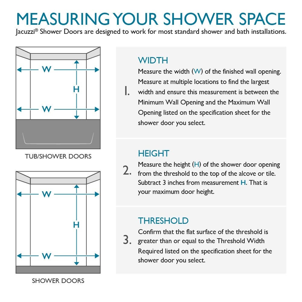 Shop Jacuzzi Sd59 59 High X 60 Wide Sliding Semi Frameless Tub