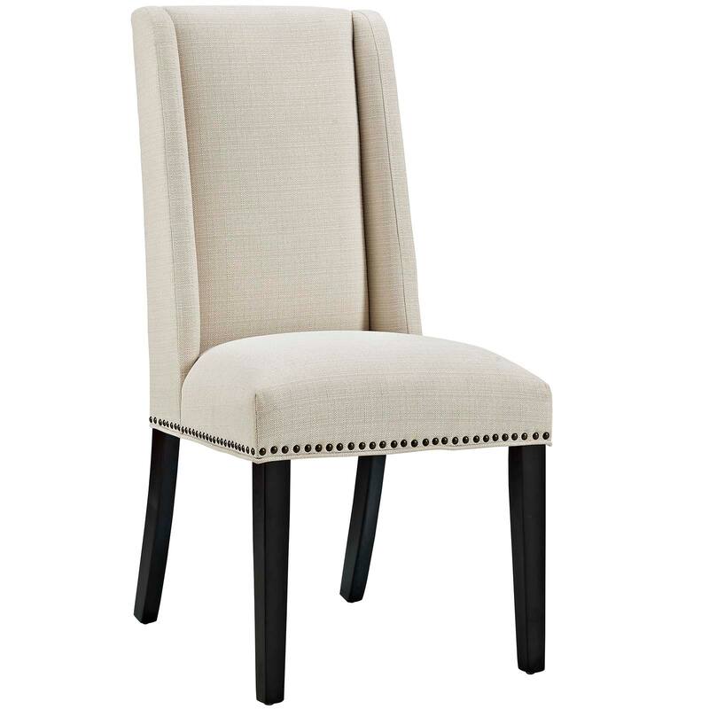 Modway Baron Fabric Upholstered Dining Chairs (Set of 2)