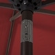 preview thumbnail 45 of 69, Lopes 9-foot Patio Umbrella with Bronze Finish Base Weight Stand Included