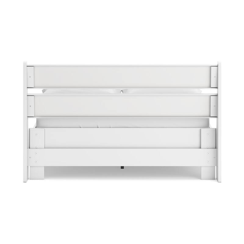 Signature Design by Ashley Socalle White Panel Platform Bed