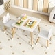 preview thumbnail 2 of 7, Gymax Kids Table & Chairs Set Children Multi-Activity Desk &