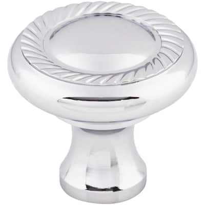 Top Knobs Swirl Cut 1-1/4 Inch Mushroom Cabinet Knob from the Somerset