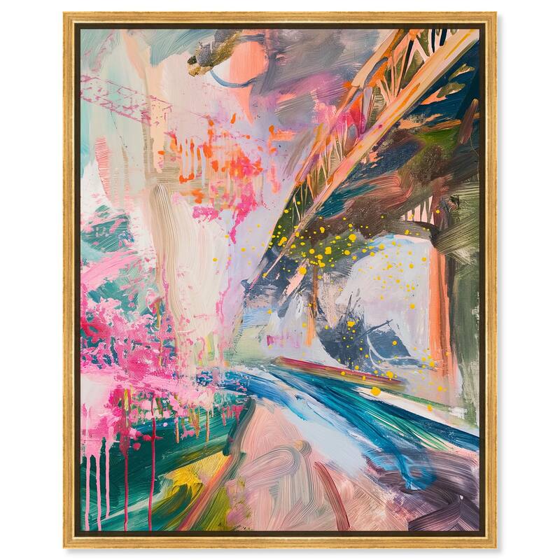 Serenade of Light Canvas by Art Remedy - 36" x 45" - Gold