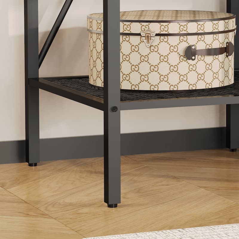 Large Heavy Duty Clothes Rack Organizer Stand Portable Wardrobe with Dust-proof Cover