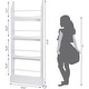 preview thumbnail 3 of 9, UTEX Kids Bookshelf,Children's Bookcases and Storage, Kids Bookcase Rack Wall for Bedroom,Study Living Room,White