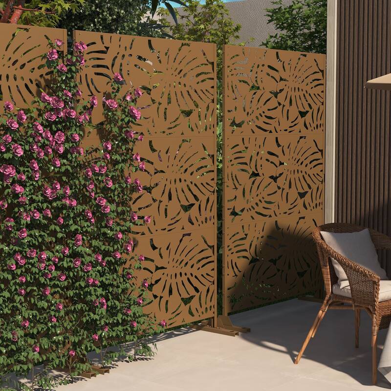 Free Standing Decorative Outdoor Privacy Screen