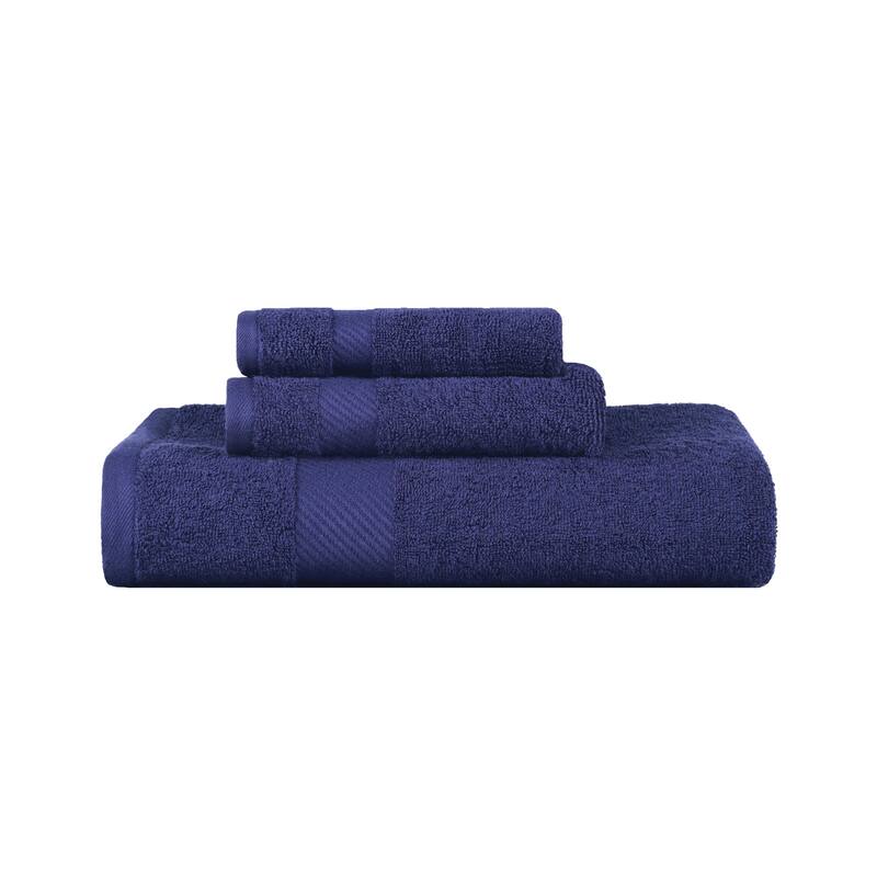 Luxury Egyptian Cotton Solid 3 Piece Bath Towel Set by Superior