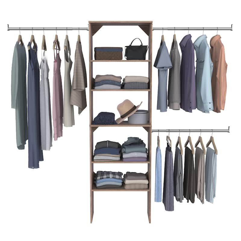 ClosetMaid SuiteSymphony 25-inch Wide Starter Tower Closet Organizer