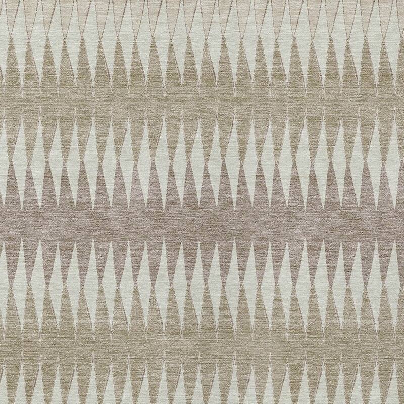 HomeRoots Striped Transitional Rectangle Outdoor Rug