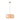 KAWOTI 22 in. Gold Drum Pendant 4-Light with Cotton Rope Seashell-Effect Shade, Adjustable Hanging Height