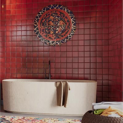 Merola Tile Menorca Volcano 4" x 4" Ceramic Wall Tile