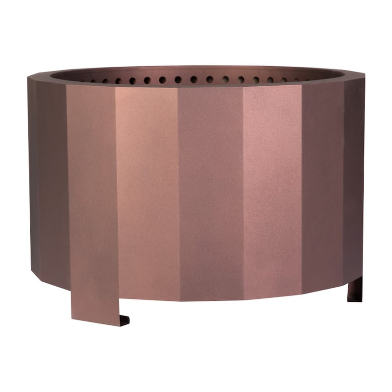 27" Outdoor Smokeless Wood Burning Portable Fire Pit