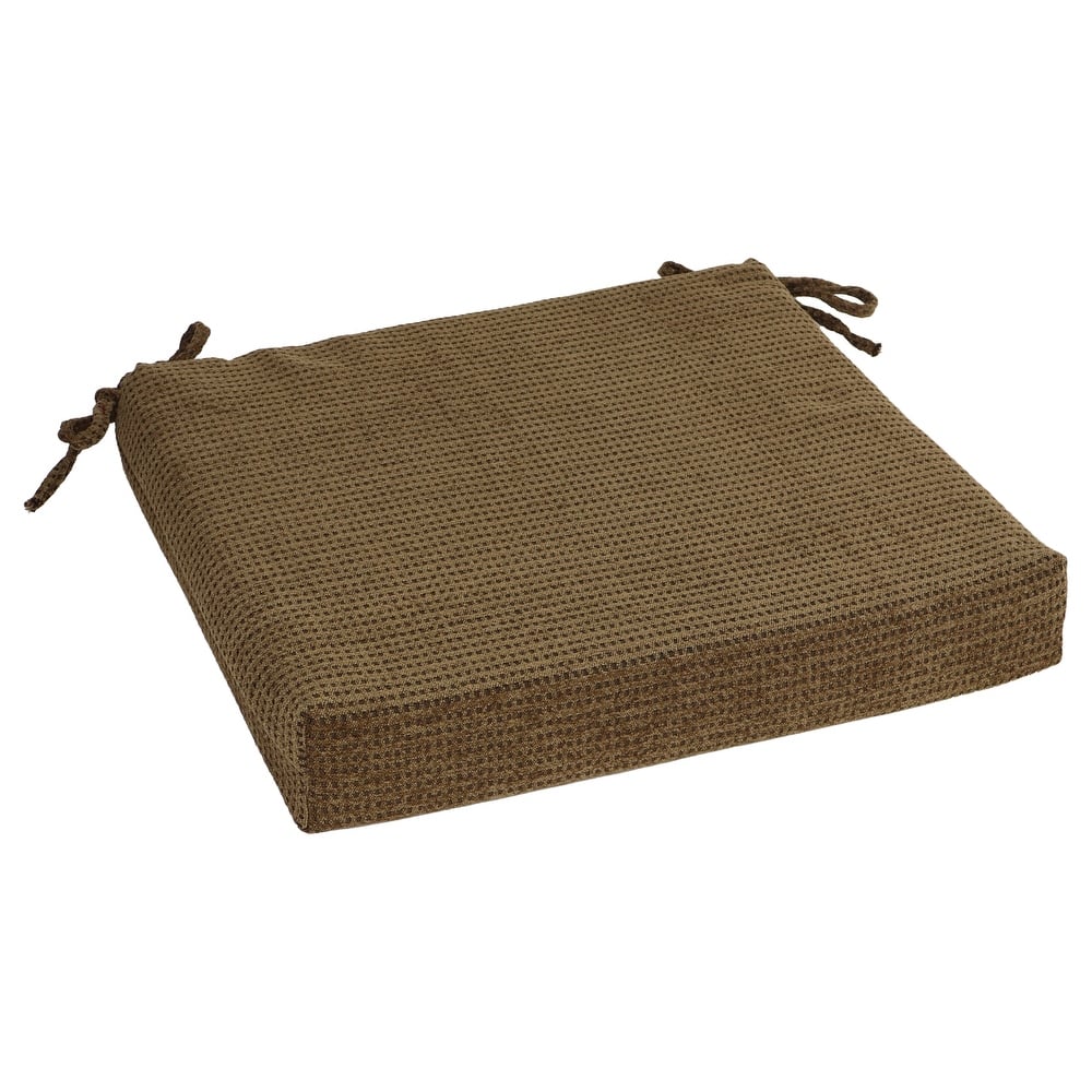 20-inch by 19-inch Jacquard Chenille Chair Cushion - 20 x 19