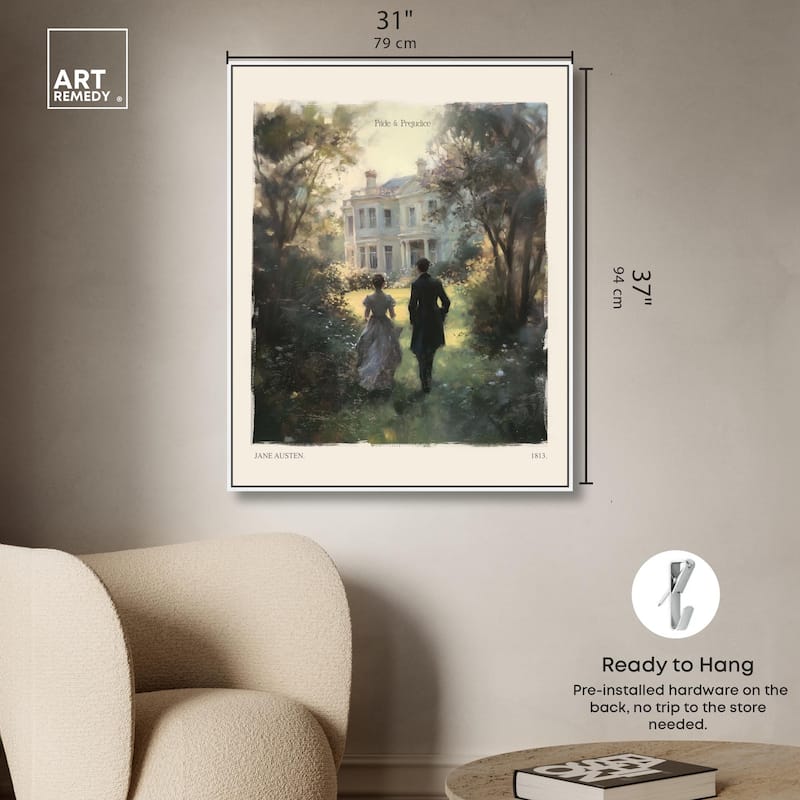 Pride and Prejudice Scene Canvas by Art Remedy