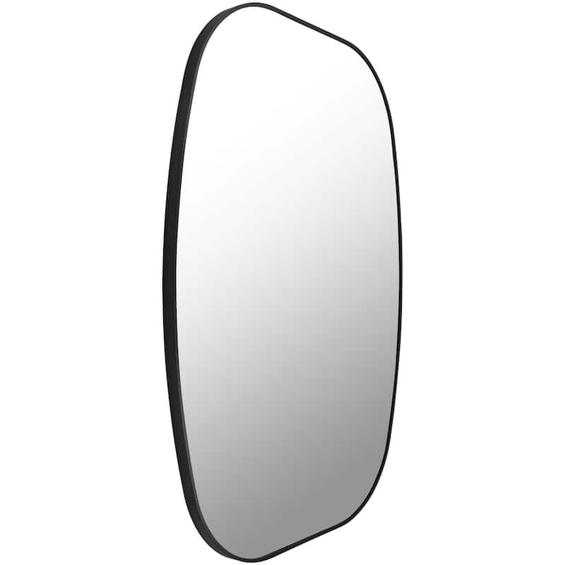 Artistic Weavers Aranya Modern Aluminum Squared Oval Accent Mirror