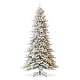 preview thumbnail 67 of 131, Glitzhome 6FT/7.5FT/9FT/11FT Snow Flocked Pre-lit Artificial Fir Christmas Trees