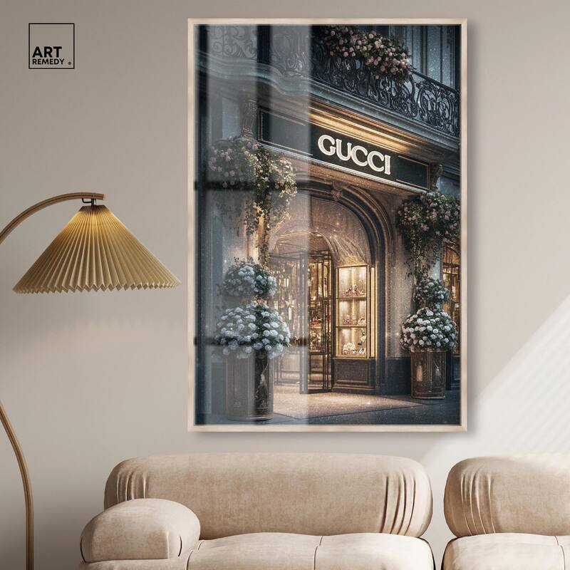 Illuminated Luxury Store Shadowbox by Art Remedy