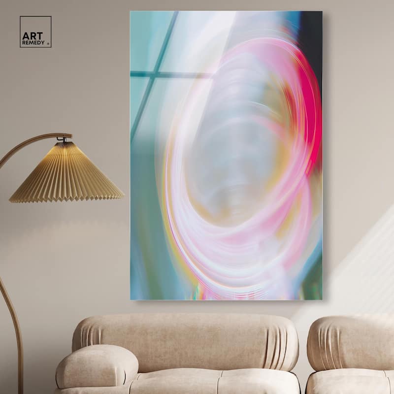 Swirling Light III Acrylic by Art Remedy, Ready to Hang