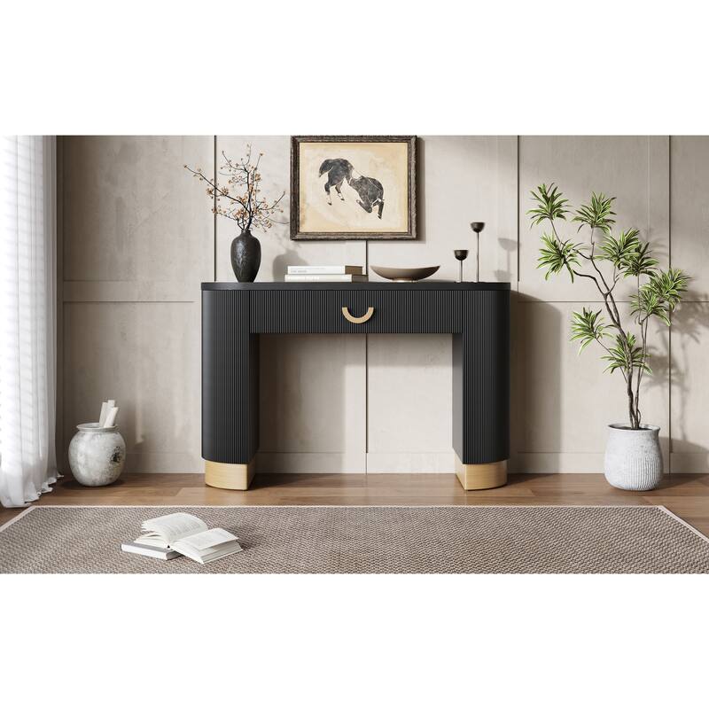 Mirod Modern Console Table with 1 Drawer