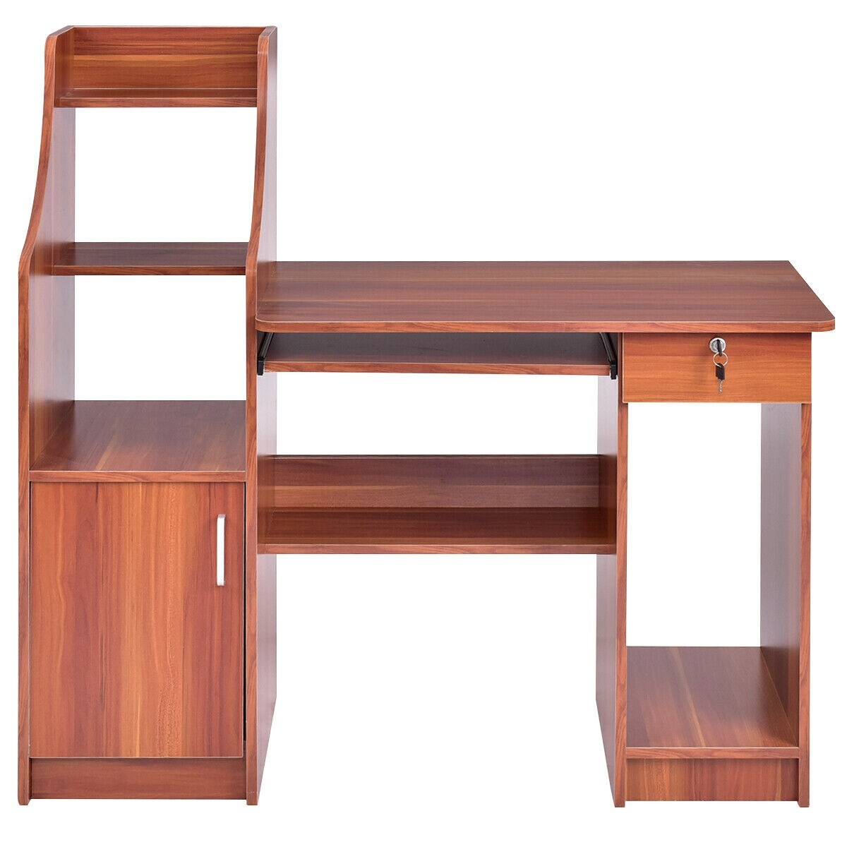 Shop Gymax Computer Study Desk Laptop Table Writing Workstation W