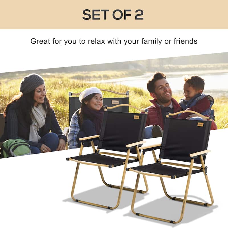 2 Pack Lightweight Folding Camping Chair