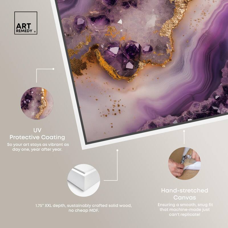 Amethystine Dream I Canvas by Art Remedy