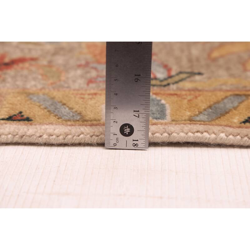 ECARPETGALLERY Hand-knotted Jules Serapi Ivory Wool Rug - 8'11 x 11'10