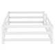 preview thumbnail 8 of 34, Floor Bed with Fence,Wood Kids Bed,Twin Size