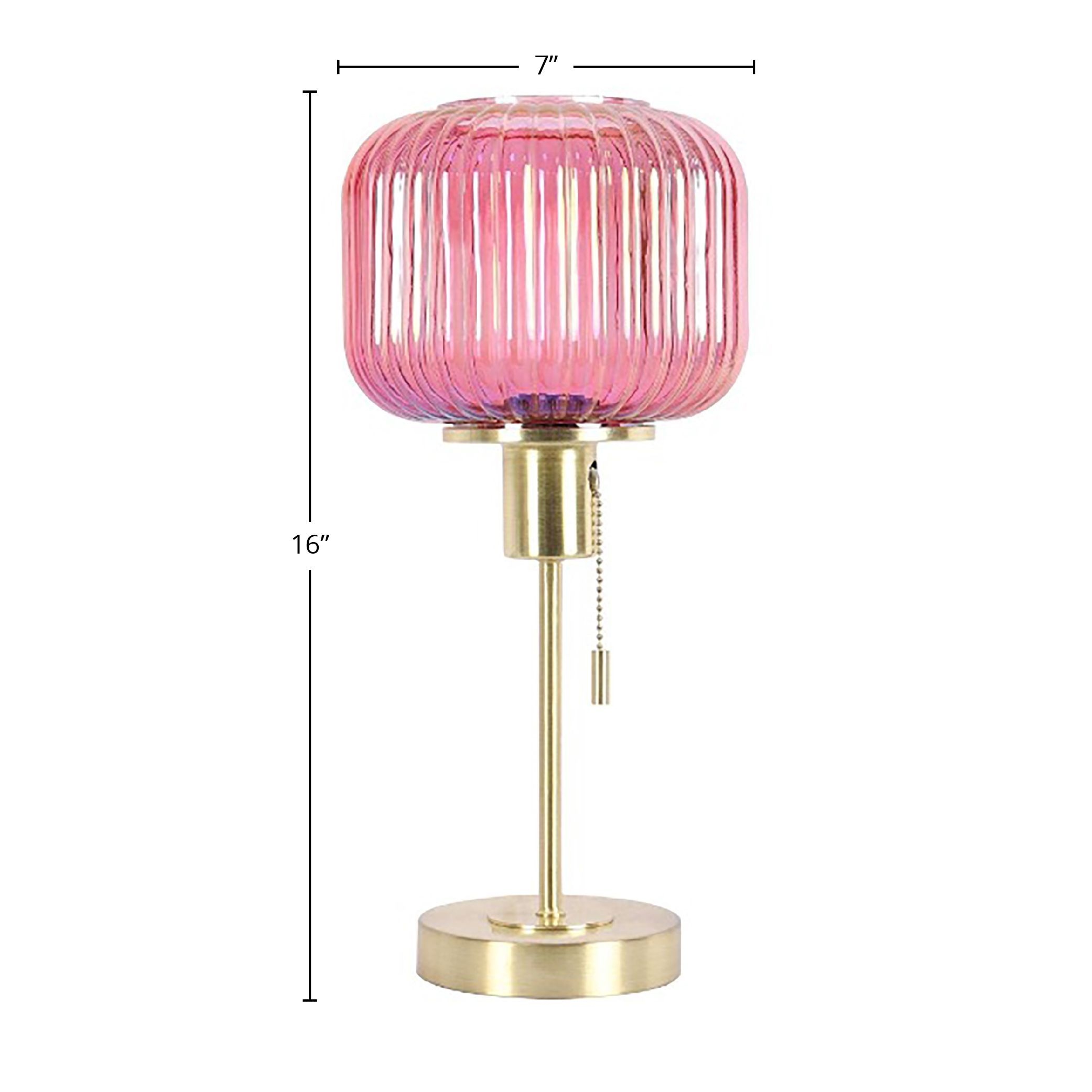 Pink chandelier table lamp deals