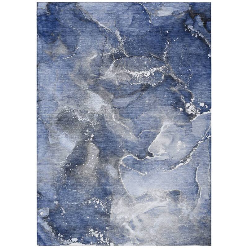 Alto Contemporary Abstract Weather Resistant Timeless Fusion Outdoor Rug