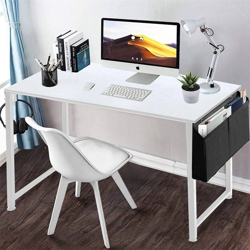 White Computer Desk for Bedroom