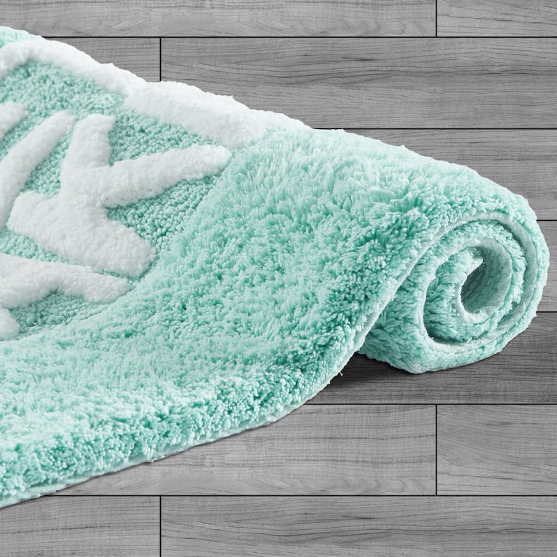 Jean Pierre Cotton "Get Naked" 21 x 34 in. Bath Rug