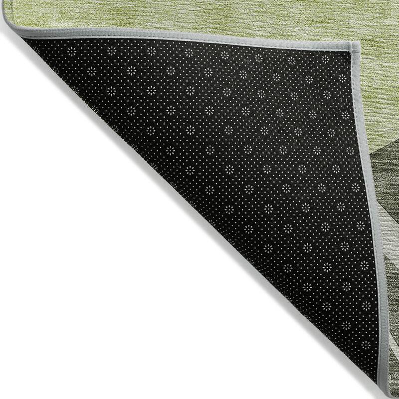 Machine Washable Indoor/ Outdoor ChantilleSunburst Modern Rug