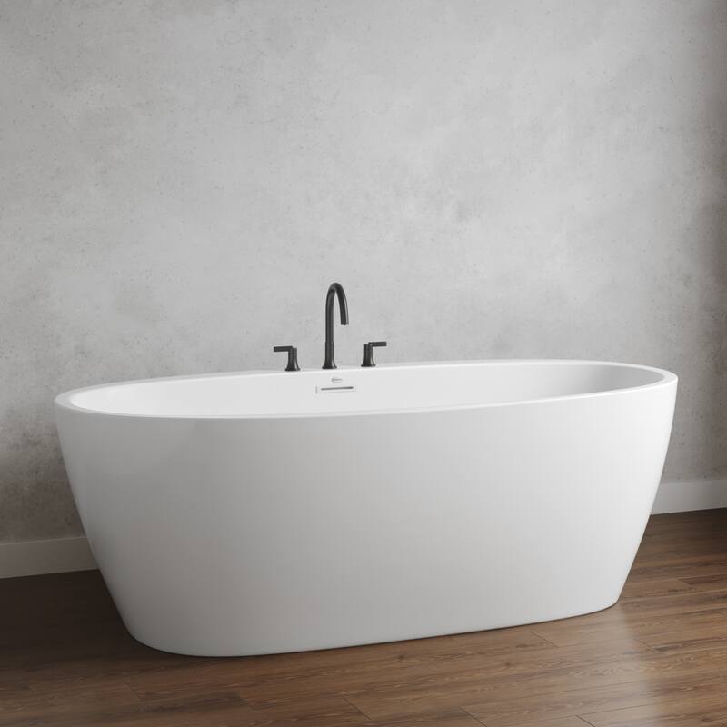 PROFLO PFFSOI6731 Cornwall 67" Free Standing Acrylic Soaking Tub with