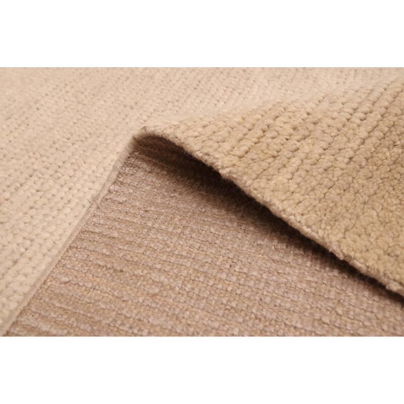 ECARPETGALLERY Hand-knotted Pak Finest Gabbeh Ivory Wool Rug - 9'3 x 12'5