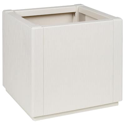 vidaXL Garden Planter Patio Outdoor Flower Pot Herb Planter Pot Flower Box PP - 14.2 x 14.2 x 13.8 in