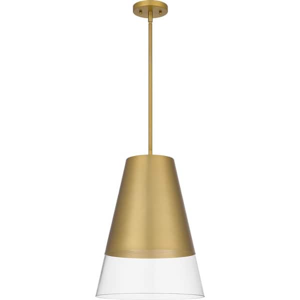 slide 2 of 6, Peregrine One Light Pendant Brushed Gold