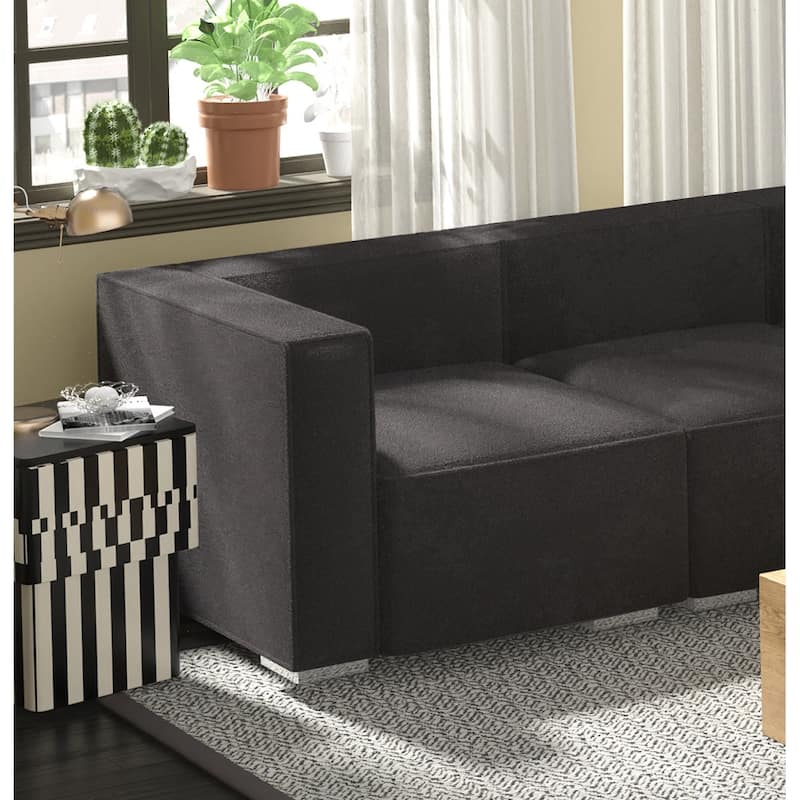 Wayna 3-seater sofa, sofa with solid wood frame, Living Room Sofa - 31.5"*97"*7"