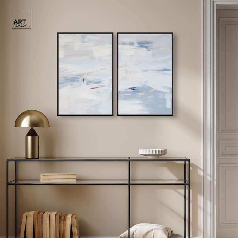 Frozen in Time I Canvas Set of 2 by Art Remedy